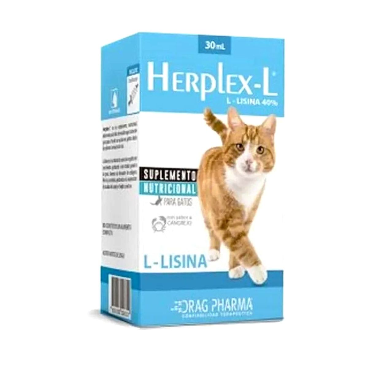 Dragpharma - Herplex-l Suplemento Nutricional Para Gatos