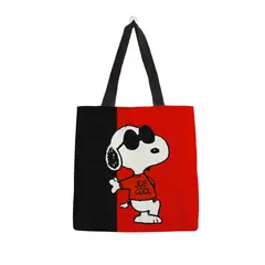 GENERICO - Bolsa Algodón Mediana Snoopy Joe Cool