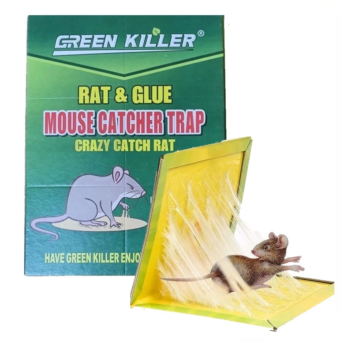 GENERICO - Trampa Ratones Pegajosa Desratizacion Control Rata Trampa