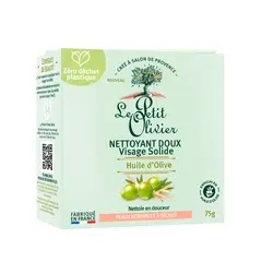 LE PETIT OLIVIER - Limpiador facial sólido de Oliva - Le Petit Oliver - 75 grs.