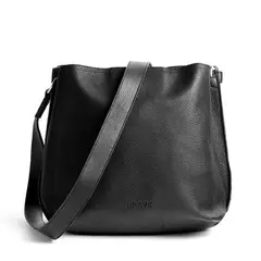 BRAVA - Cartera de cuero modelo AMELIA Negro