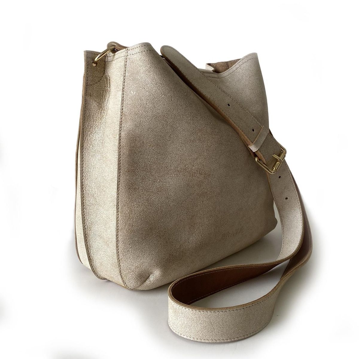 BRAVA - Cartera de cuero BRAVA modelo AMELIA Azul