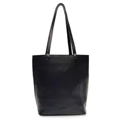 BRAVA - Cartera de cuero modelo CLARA Negro