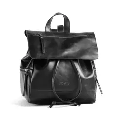 BRAVA - Mochila de cuero modelo EVA Negro