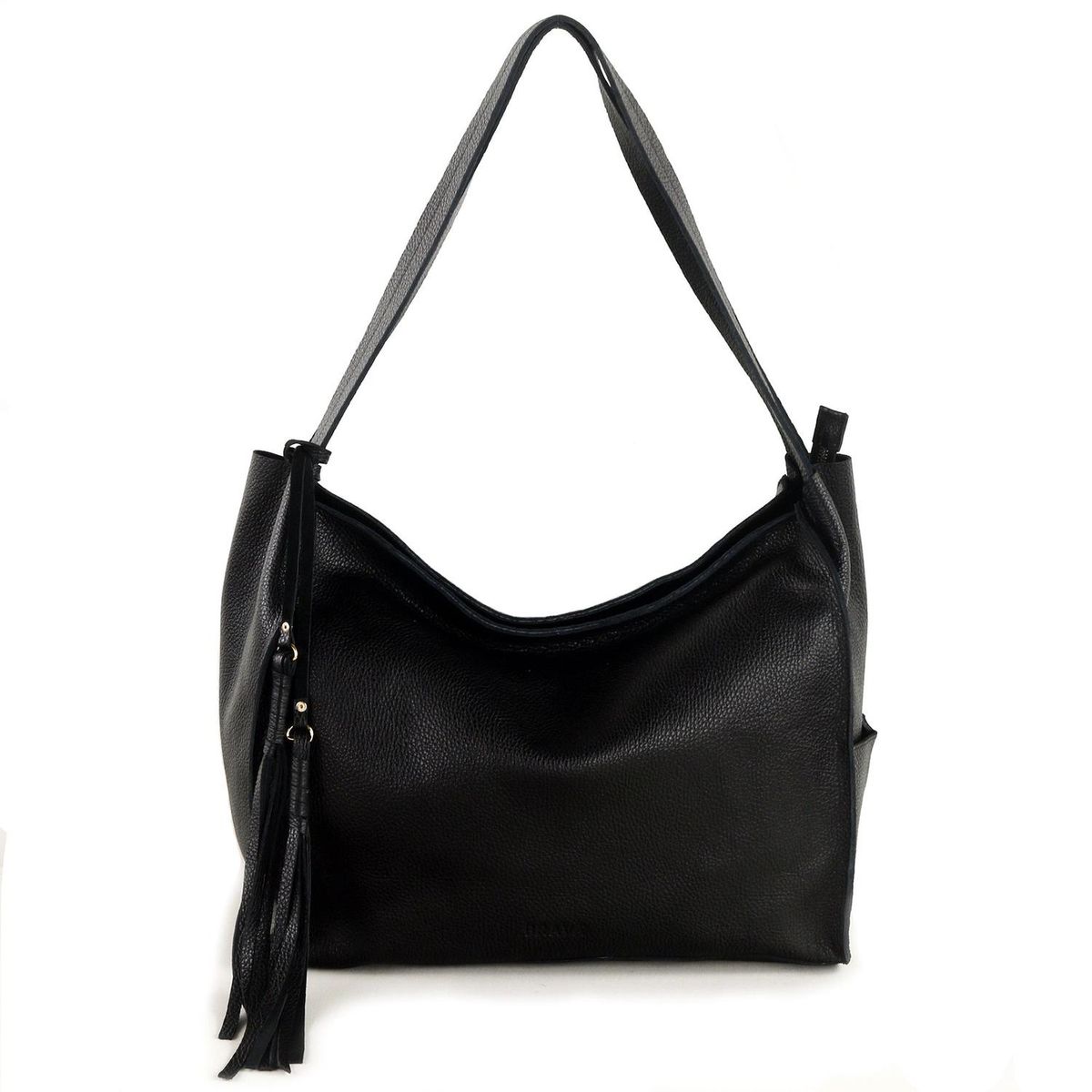 BRAVA - Cartera de cuero BRAVA modelo FRIDA Negro