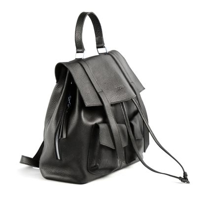 Imagen 2 del producto Mochila de cuero modelo GALA Negro