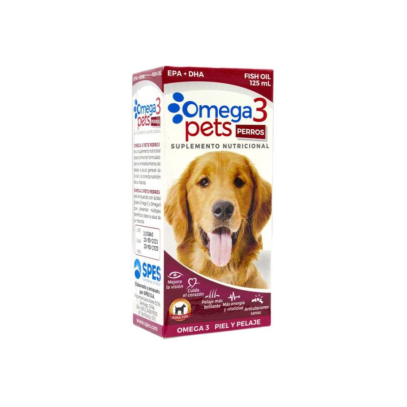 GENERICO - Omega 3 Pets Perros Adulto- Suplemento Epa + Dha - 125ml