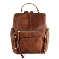 Mochila de cuero modelo MARIE Marrón