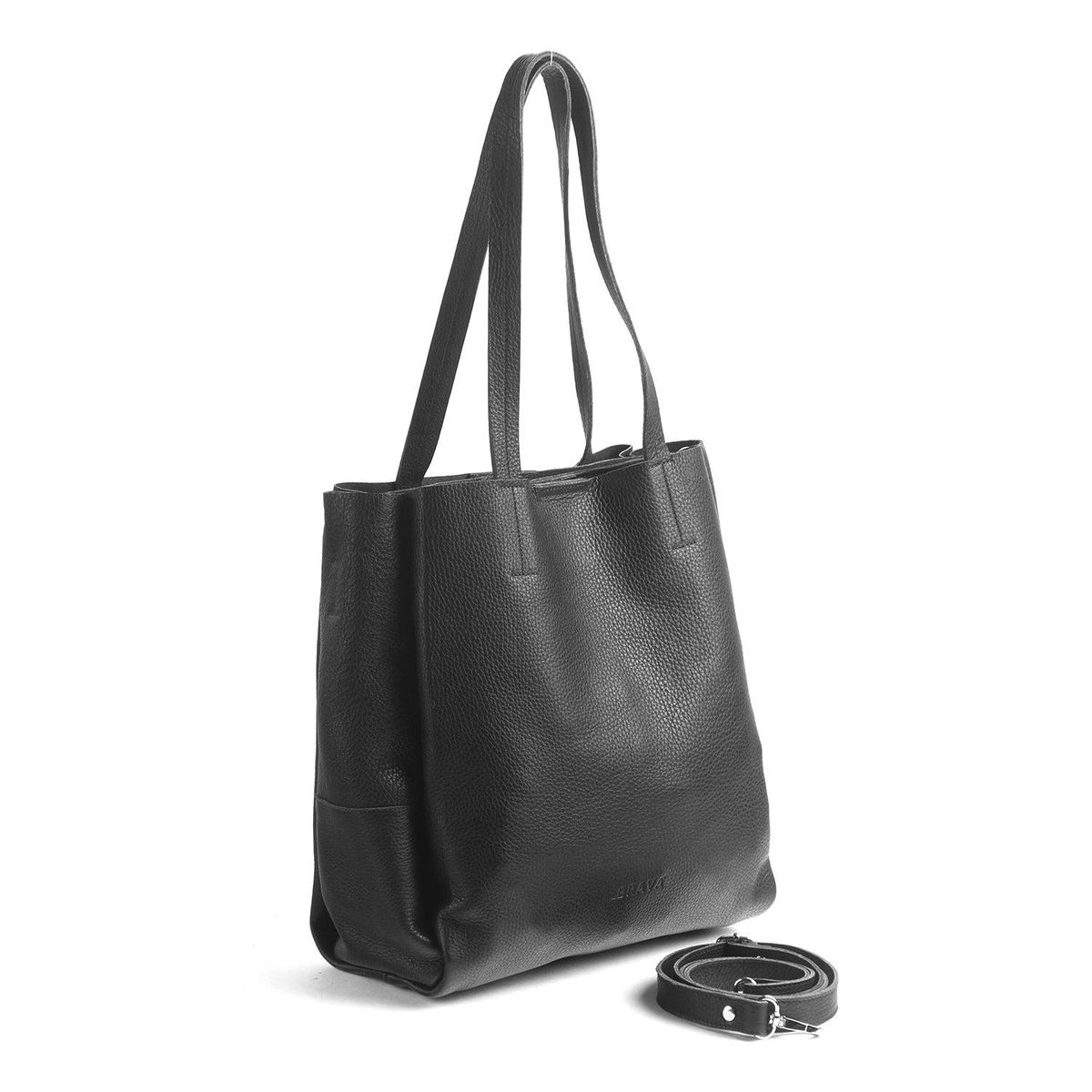 BRAVA - Cartera de cuero BRAVA modelo SIMONE Negro