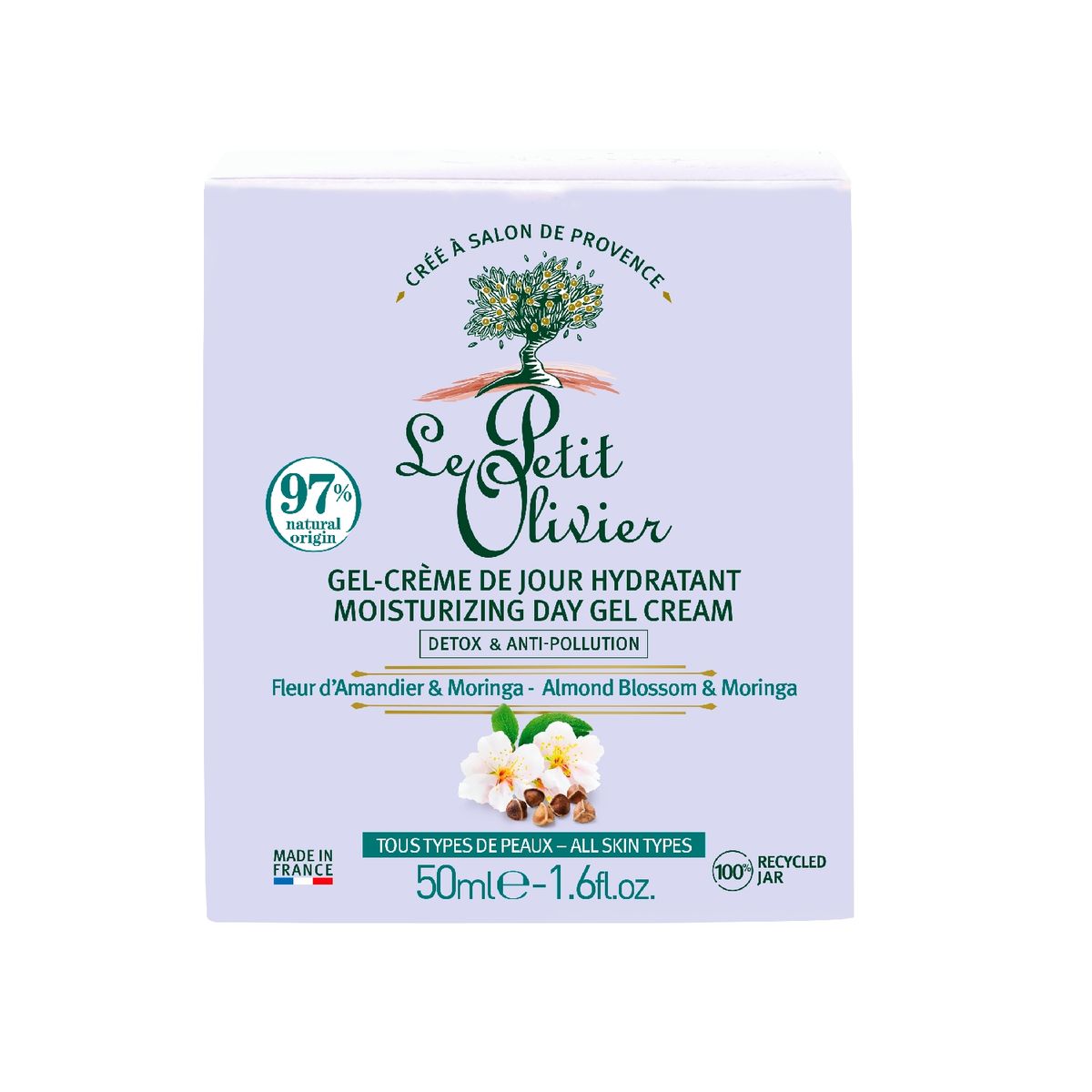 LE PETIT OLIVIER - Gel-Crema de día Detox & Anti Contaminación - Le Petit Olivier - 50ml