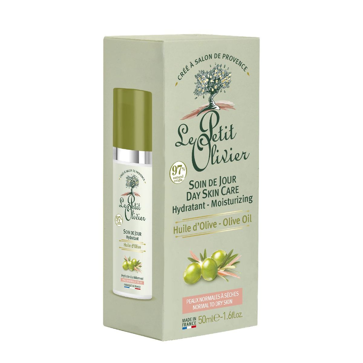 LE PETIT OLIVIER - Cuidado de Día Rostro hidratante intensa - Le Petit Olivier - 50 ml.
