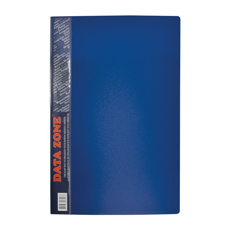 DATA ZONE - CARPETA OFICIO 40 FUNDAS AZUL