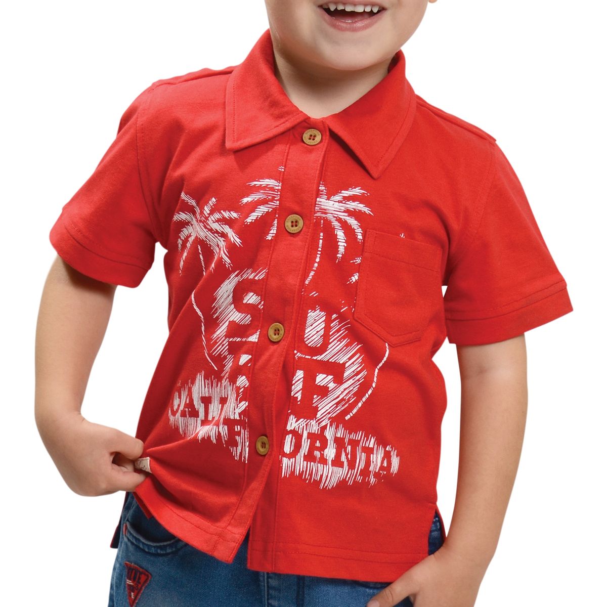 EXCEPTION - Polera Tipo Camisa Bebé Niño Exception