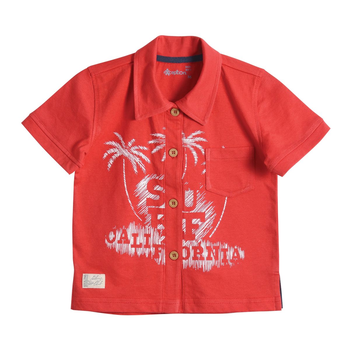 EXCEPTION - Polera Tipo Camisa Bebé Niño Exception