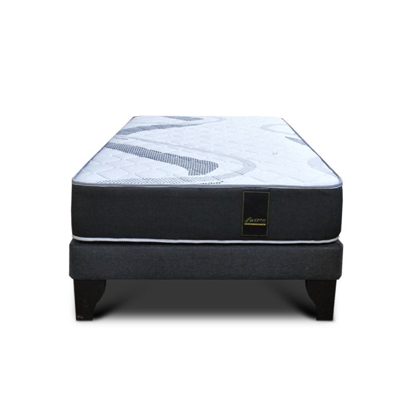 SLEEPWELL - Cama Europea Luxory 1.5 Plaza Box