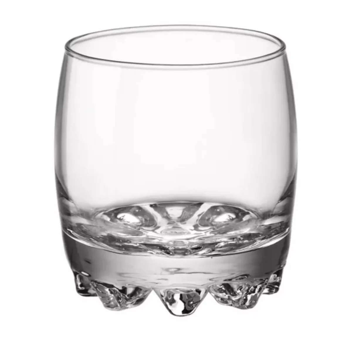 GENERICO - Set 6 Vasos Bajos Vidrio Napoles Allegra 290ml.