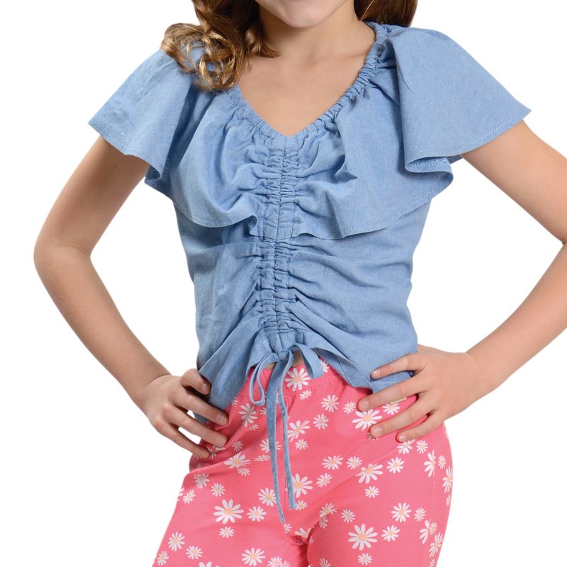 EXCEPTION - Blusa Mezclilla Liviana Niña Exception