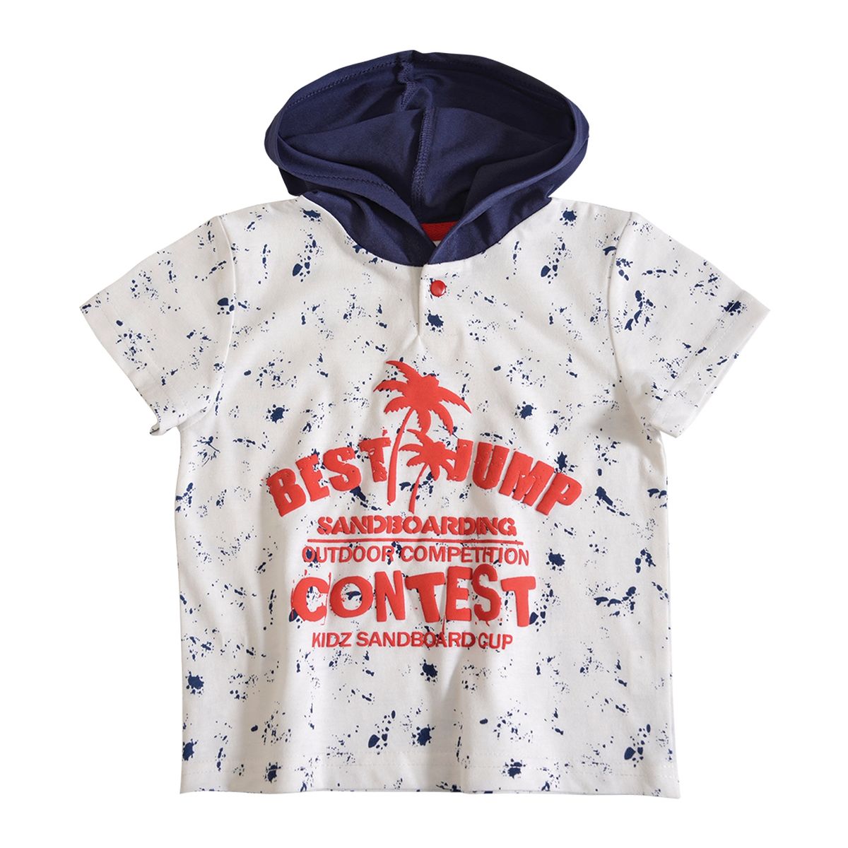 EXCEPTION - Conjunto Polera y Bermuda Gabardina Bebé Niño Exception