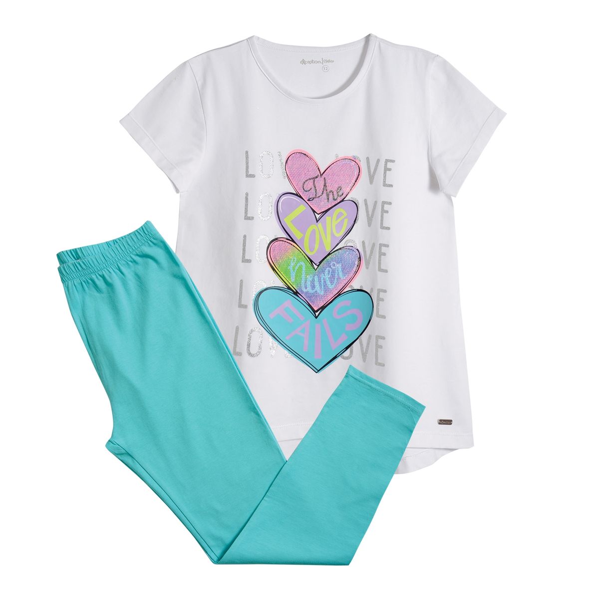 EXCEPTION - Conjunto Polera y Calza Niña Exception