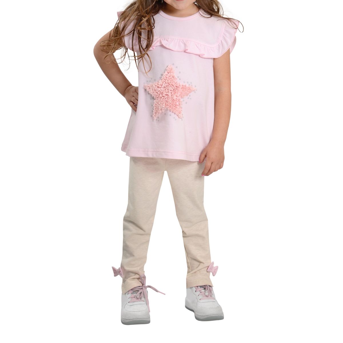 EXCEPTION - Conjunto Polera y Calza Bebé Niña Exception