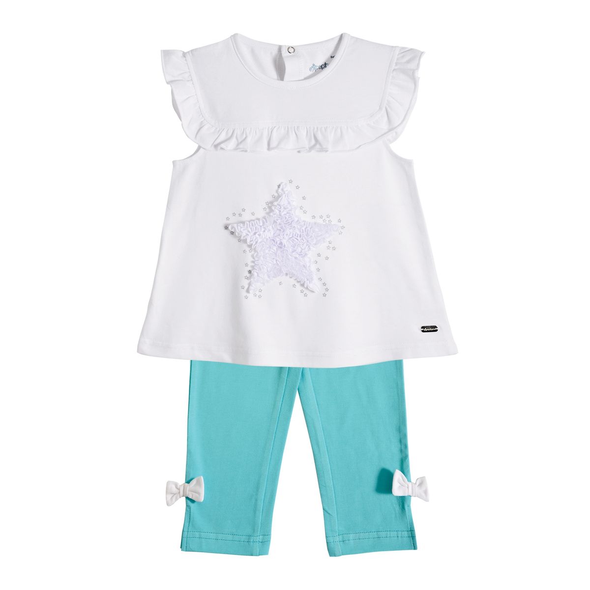 EXCEPTION - Conjunto Polera y Calza Bebé Niña Exception