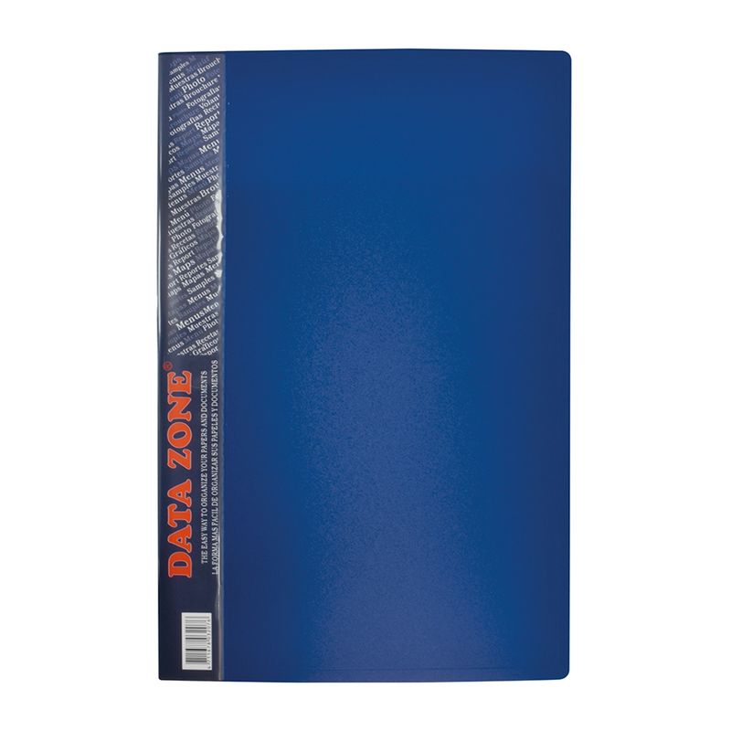 DATA ZONE - CARPETA OFICIO 60 FUNDAS AZUL
