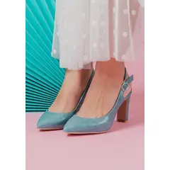EDA MANZINI - Zapato Ecrin Azul