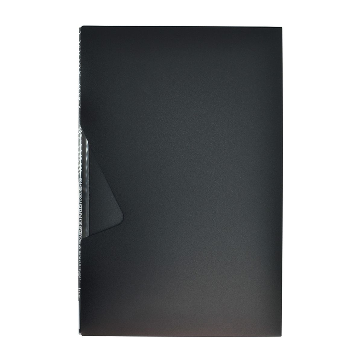 DATA ZONE - CARPETA OFICIO 80 FUNDAS C/ESTUCHE NEGRO