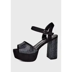 EDA MANZINI - Sandalia Goldie Negro