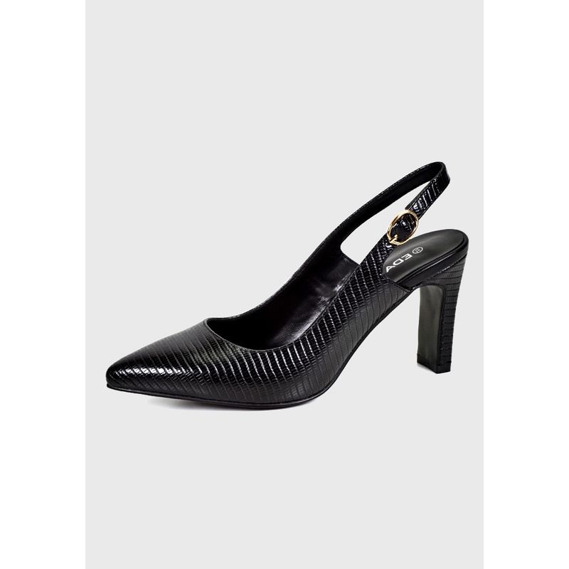 EDA MANZINI - Zapato Ecrin Negro EDA MANZINI