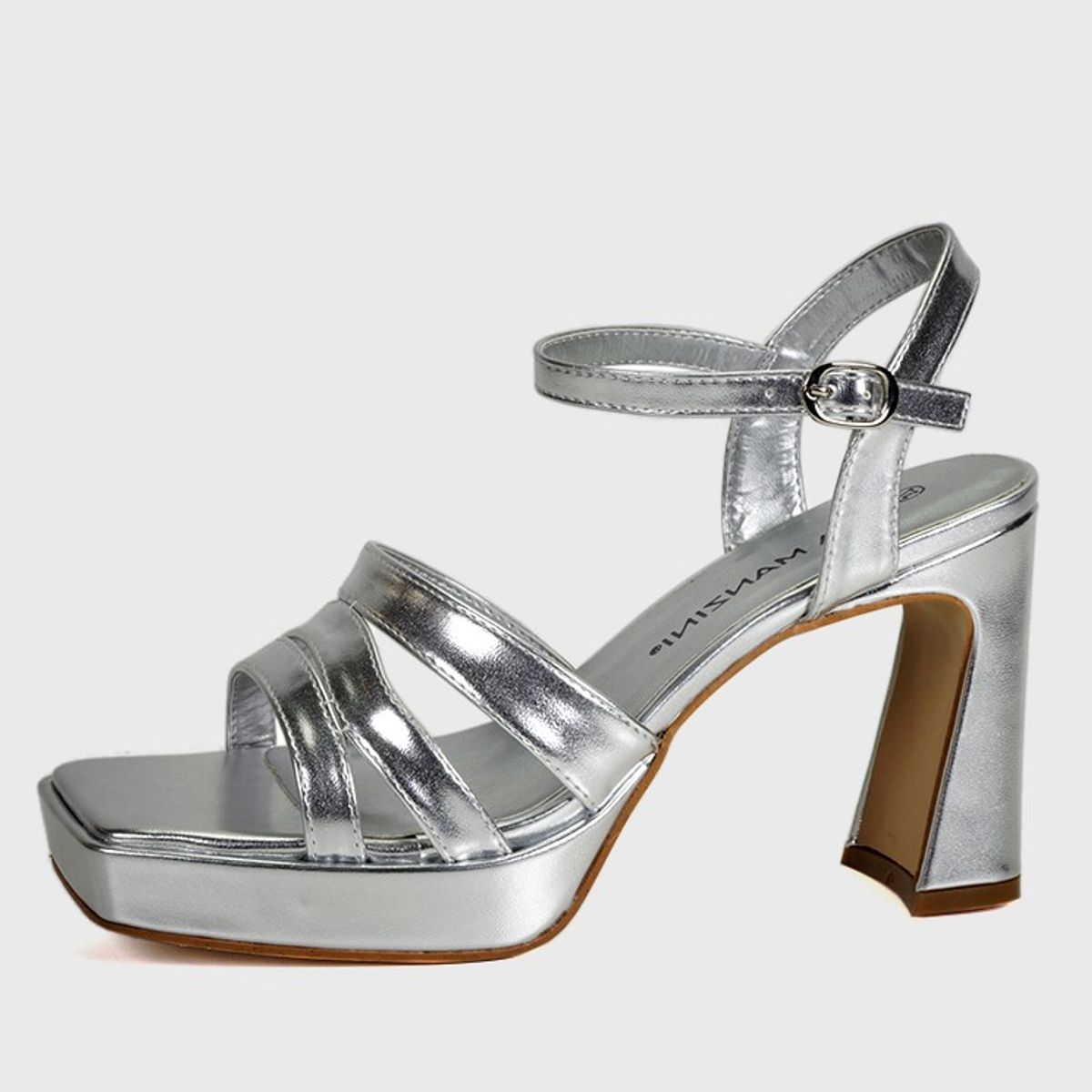 EDA MANZINI - Sandalia Petral Plateado EDA MANZINI