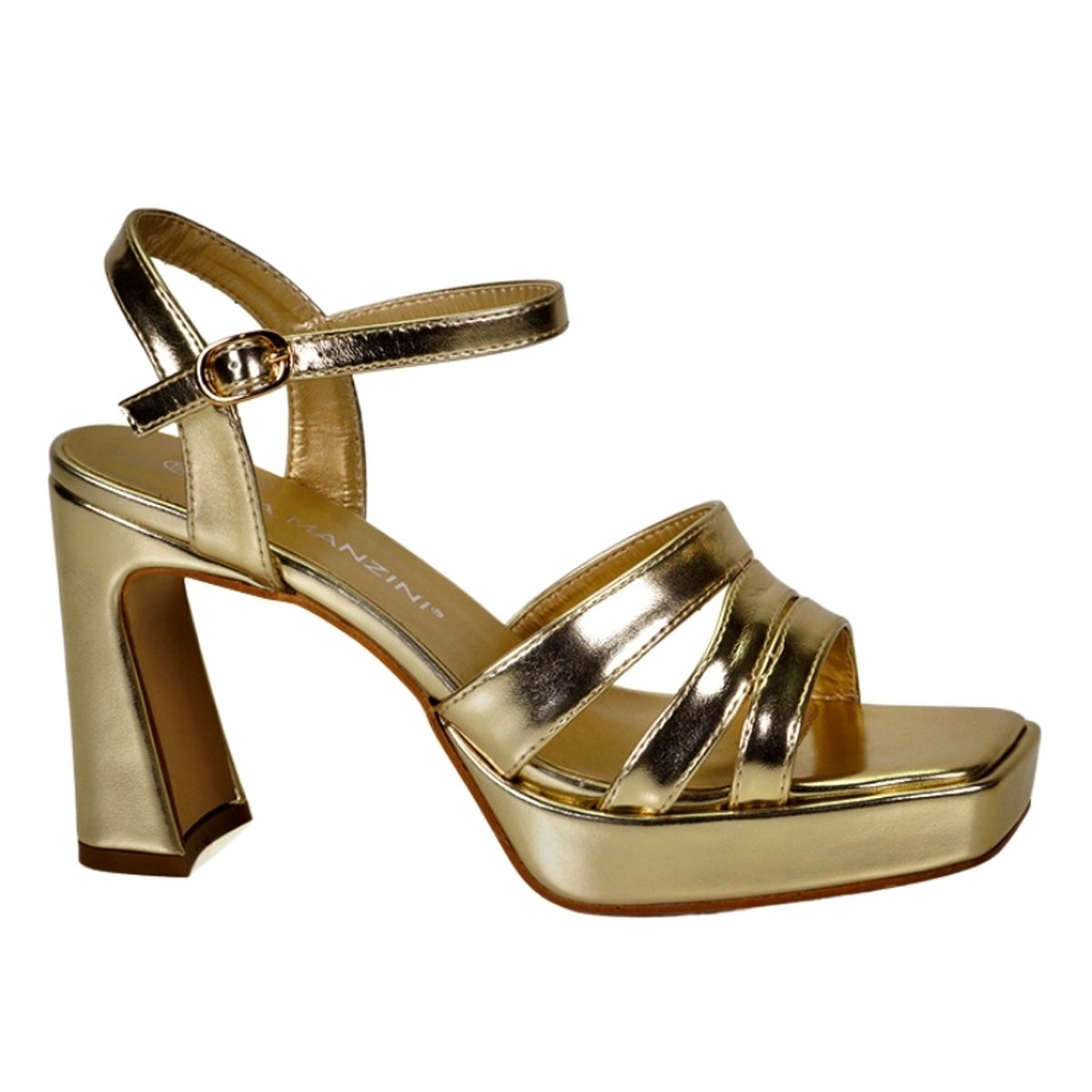 EDA MANZINI - Sandalia Petral Dorado EDA MANZINI