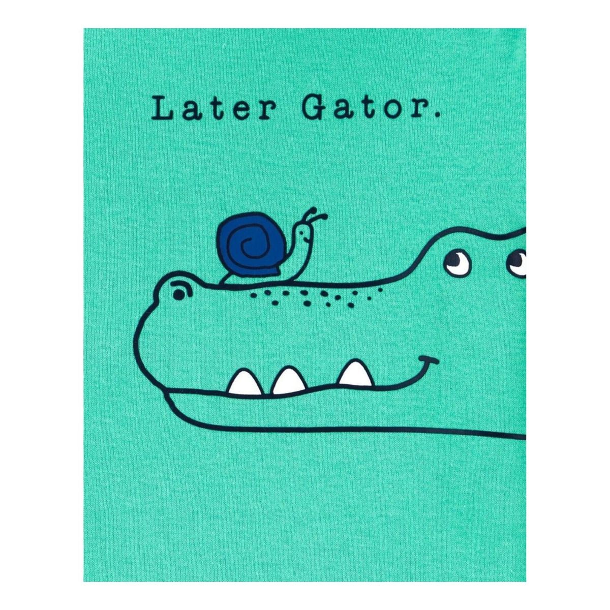 TEDMIMAK - Set 3 Piezas Conjunto Tedmimak Cocodrilo Infantil 100% Algodón