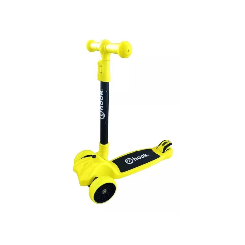 HOOK - Scooter Plegable Ajustable Hook Ruedas Con Luz Para Niños