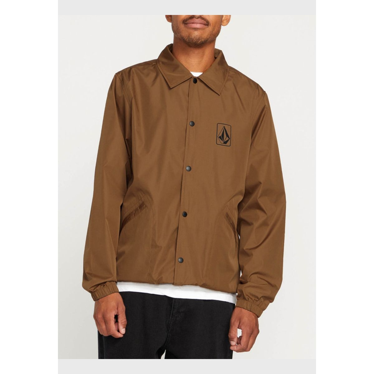 VOLCOM - Jacket Skate Vitals Coach  Khaki Hombre Volcom