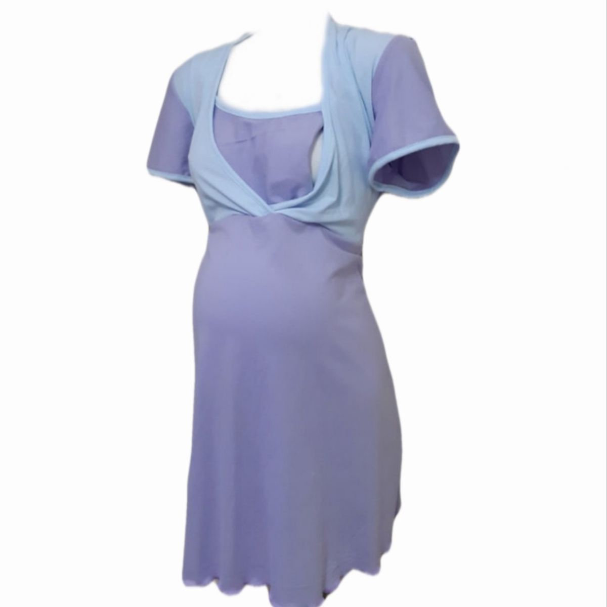 DMOM - Camisa de dormir Maternal y Lactancia manga corta