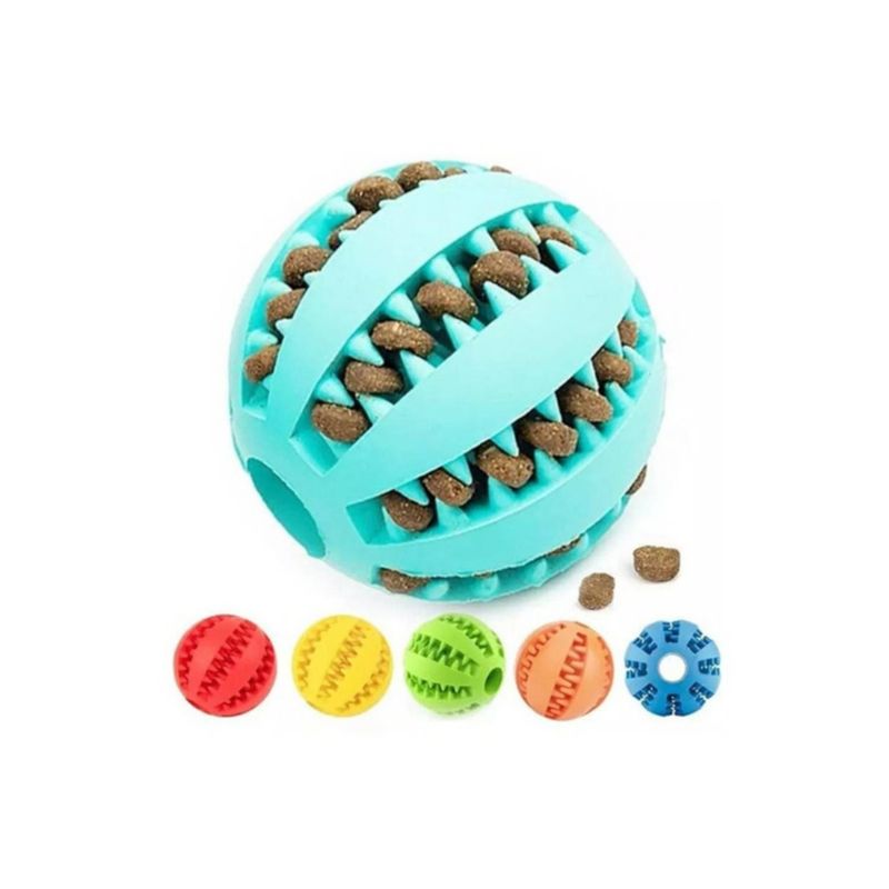 OEM - PELOTA INTERACTIVA Y LIMPIEZA DE DIENTES PARA PERROS