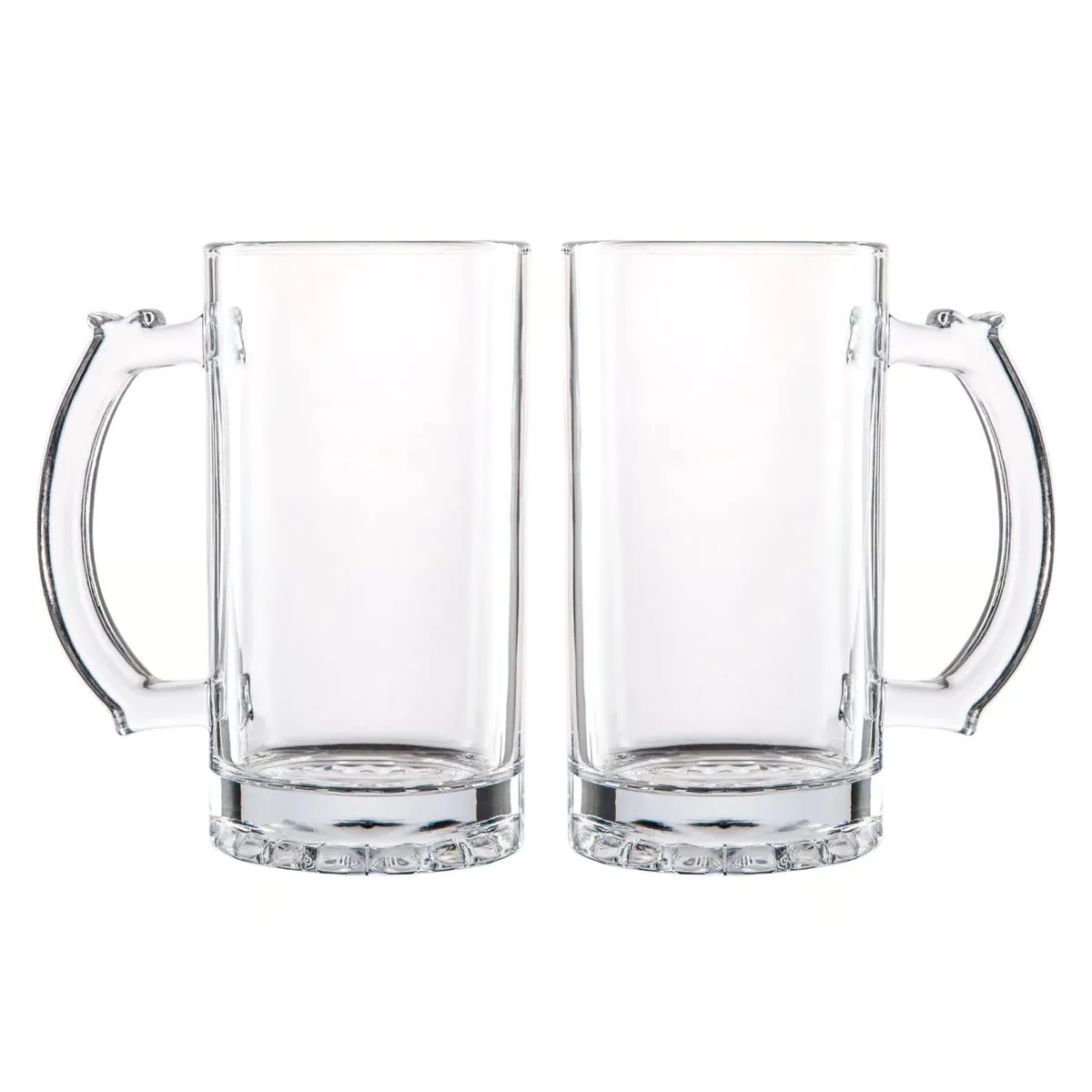 ALLEGRA - Set 2 Vasos Vidrio Cerveceros Shoperos Hannover Allegra 500cc.