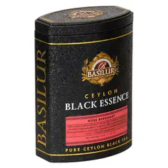 BASILUR - Black Escence Rosa Bergamota Tea Hoja 100 Gr-