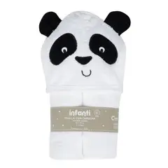 INFANTI - Toalla con Capucha para Bebé Panda