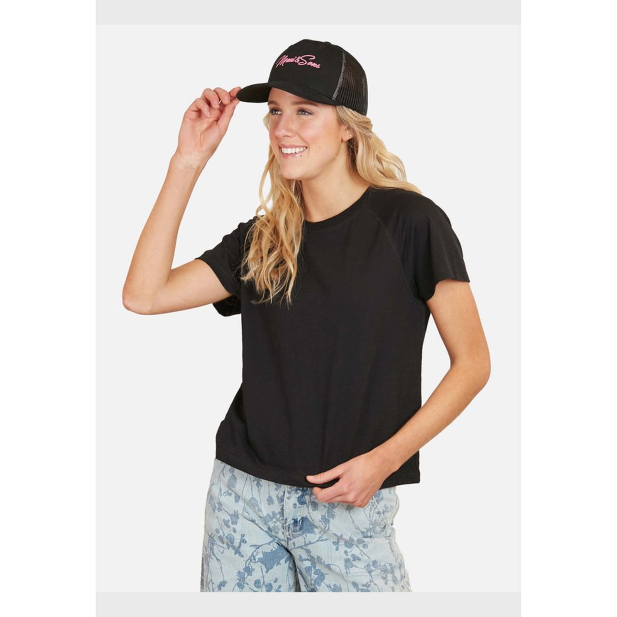 MAUI AND SONS - Polera Back To Black Ts Mujer Negro 