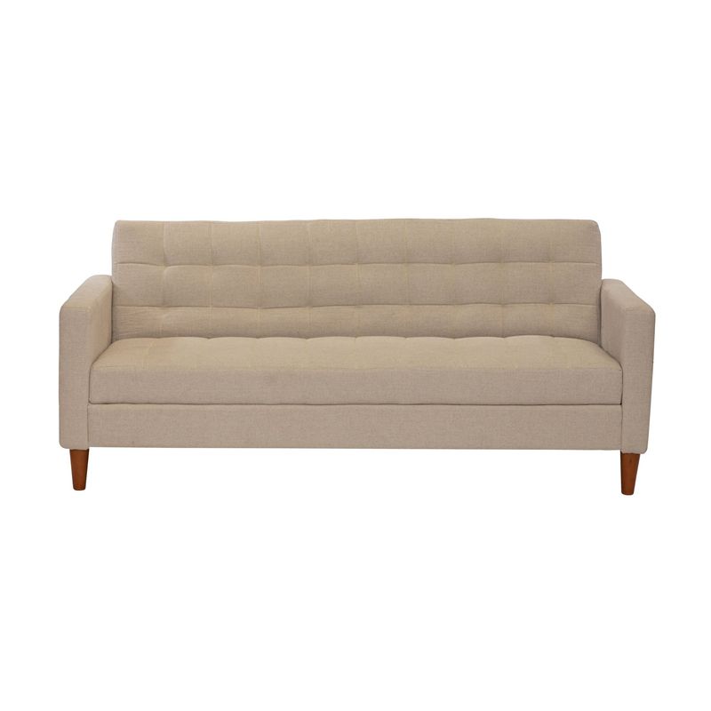 LATAM HOME - Futón Sofá Cama Genova Lino Natural