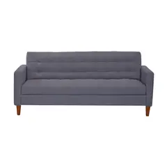 LATAM HOME - Futón Sofá Cama Genova Lino Gris Oscuro