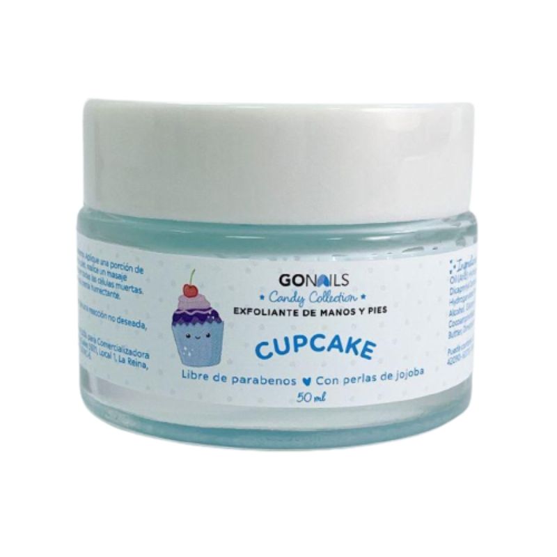 GO NAILS - Go Nails Exfoliante de manos y pies - Cupcake 50ml.