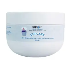 GO NAILS - Exfoliante de manos y pies - Cupcake 250ml.