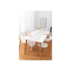 GENERICO - Camino de Mesa Rectangular - Color Crema 33 x 180 cm