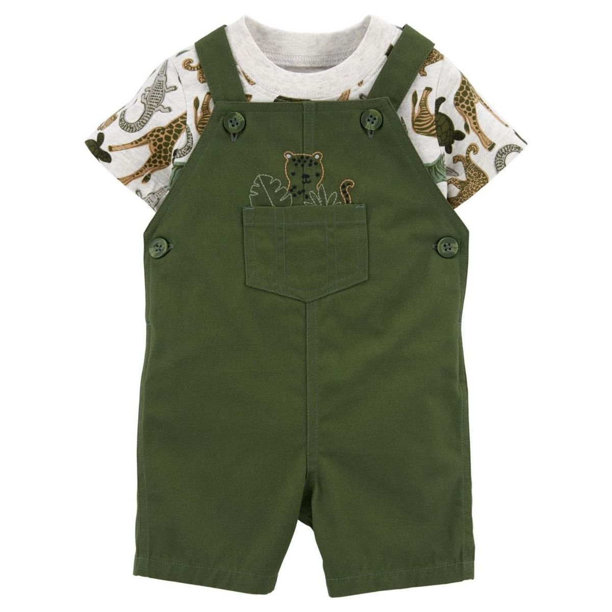 TEDMIMAK - Set 2 Piezas Conjunto Animales Infantiles Tedmimak 100% Algodón