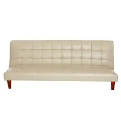 LATAM HOME - Futón Sofá Cama Turin PU Beige