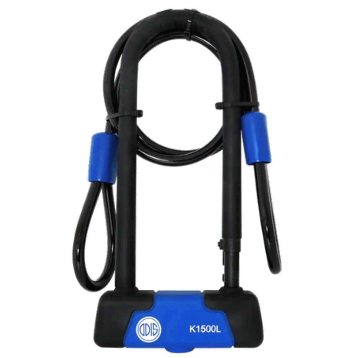 ODIS - Pack Candado Bicicleta U Lock Odis K1500L Llave Mapa+Cable 10mx1,2m
