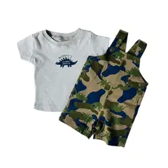 TEDMIMAK - Set 2 Piezas Conjunto Infantil 100% Algodón Cargo
